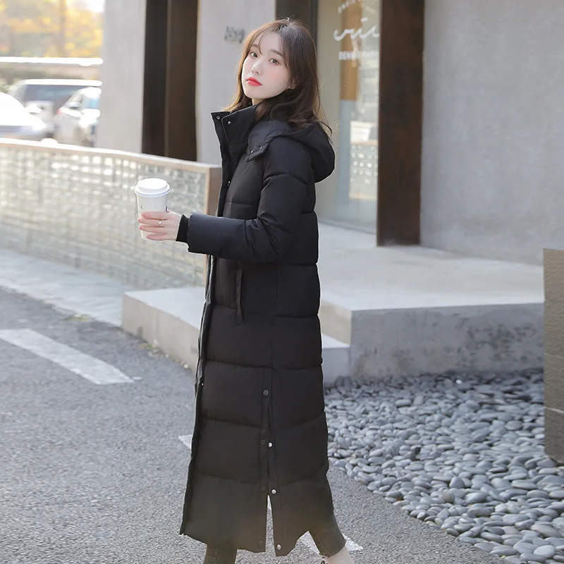 Down-parka-Detachable-hat-2021-new-winter-jacket-Korean-loose-thickened-long-knee-cotton-padded-jacket-2