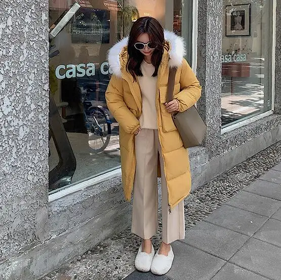 New-Arrival-Solid-Slim-Long-New-Size-For-Women-s-Cotton-Slim-Down-Parka-With-Hooded-4