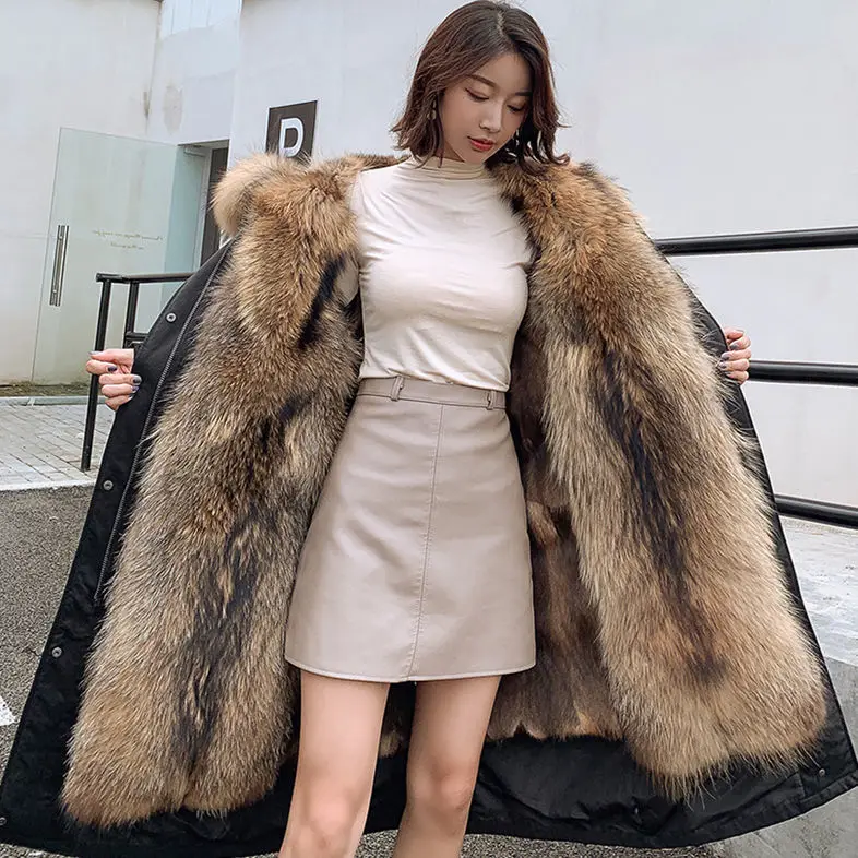 Special-winter-in-the-new-sent-to-overcome-long-detachable-raccoon-fur-bladder-thickening-imitation-fur